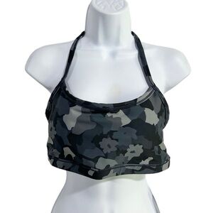 Calme by Johnny Was Camo Print Endurance Sports Bra II Size M New